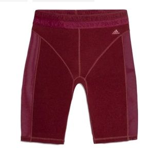 NWT Ivy Park x Adidas Maroon Medium Cycling Shorts